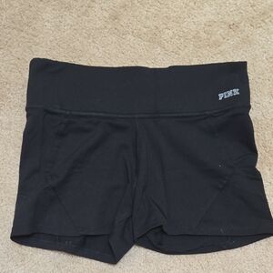 PINK Victoria's Secret Black Athletic Shorts